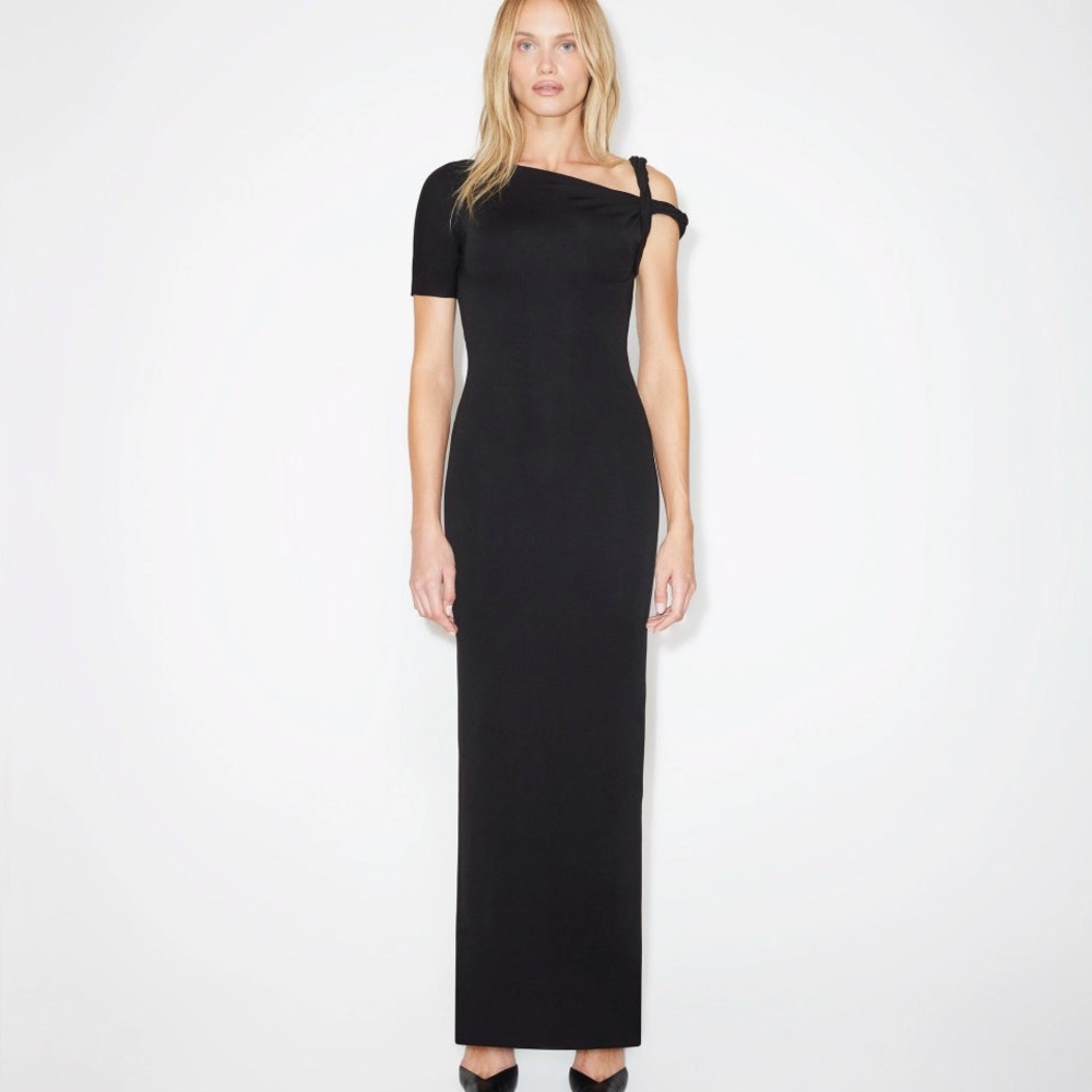 KHY sueded stretch twist maxi dress size M